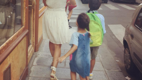 Jamel Debbouze : Photo tellement mignonne de ses enfants de retour de l'école