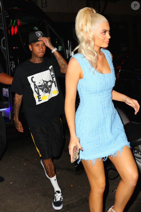 Kylie Jenner et Tyga à New York, le 8 septembre 2016.