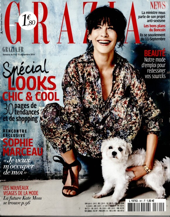 Couverture de Grazia, numéro du 9 septembre 2016.