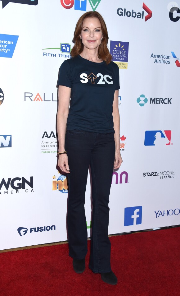 Marcia Cross le 9 septembre 2016 au Walt Disney Concert Hall à Los Angeles pour la soirée de bienfaisance télévisée au profit de la lutte contre le cancer Stand Up to Cancer.