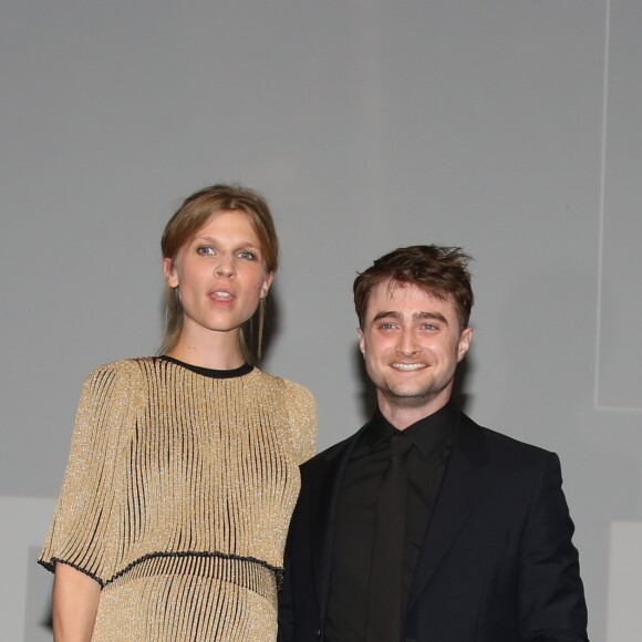 Clemence Poesy, enceinte, et Daniel Radcliffe lors de la première de "Imperium" au 42ème Festival du cinéma américain de Deauville, France, le 9 septembre 2016. © Denis Guignebourg/Bestimage