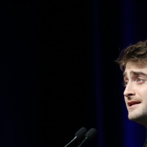 Daniel Radcliffe lors de la première de "Imperium" au 42ème Festival du cinéma américain de Deauville, France, le 9 septembre 2016. © Denis Guignebourg/Bestimage