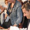 Semi-Exclusif - Carla Bruni-Sarkozy rejoint son mari Nicolas Sarkozy lors d'une séance de dédicaces de son livre "Tout pour la France" à la Fnac des Ternes à Paris le 10 septembre 2016 © Pierre Perusseau / Bestimage