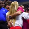 Donna Vekic était très émue lors de la victoire de son compagnon Stanislas Wawrinka en finale de l'US Open face à Novak Djokovic le 11 septembre 2016 à New York.