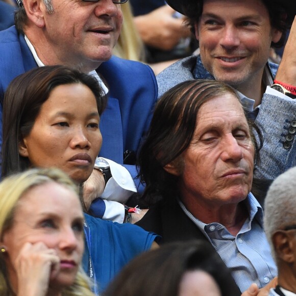 Kevin Spacey à l'US Open le 11 septembre 2016 à New York lors de la finale remportée par Stan Wawrinka aux dépens de Novak Djokovic.