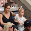 Jessica Alba était présente avec ses filles Honor et Haven à l'US Open le 10 septembre 2016 à New York pour la finale dames, remportée par Angelique Kerber. © John Barrett/Globe Photos/Zuma Press/Bestimage