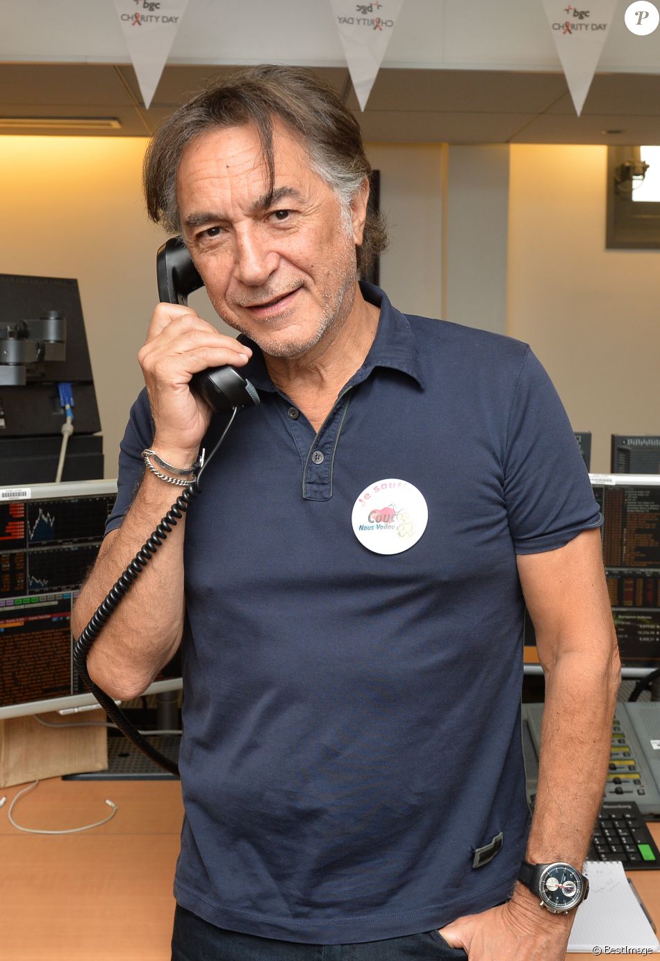 Richard Berry 12ème édition du BGC Charity Day à Paris le 12