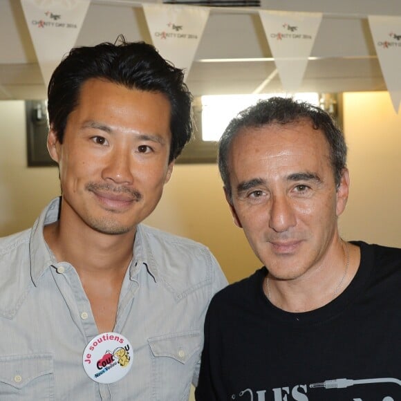 Frédéric Chau et Elie Semoun - 12ème édition du "BGC Charity Day" à Paris le 12 septembre 2016. © Veeren/Bestimage