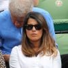 Karine Ferri - People dans les tribunes lors du Tournoi de Roland-Garros (les Internationaux de France de tennis) à Paris, le 27 mai 2016. © Cyril Moreau/Bestimage