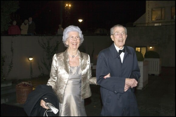 Gunnila et Carl Johan Bernadotte, comtesse et comte de Wisborg, en octobre 2016 à Stockholm lors du 80e anniversaire de comte Carl Johan.