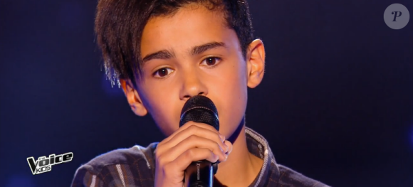 Ayoub dans "The Voice Kids 3", le 17 septembre 2016 sur TF1.