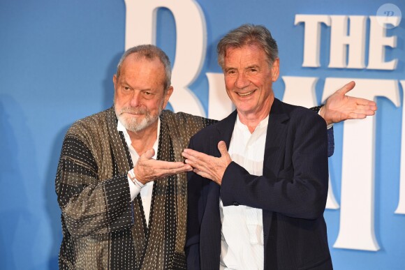 Terry Gillam et Michael Palin à la première de "The Beatles: Eight Days A Week - The Touring Years" au cinéma Odeon à Leicester Square à Londres, le 15 septembre 2016.