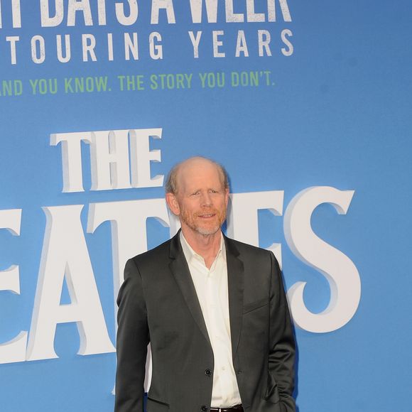 Ron Howard à la première de son documentaire "The Beatles: Eight Days A Week - The Touring Years" au cinéma Odeon à Leicester Square à Londres, le 15 septembre 2016.