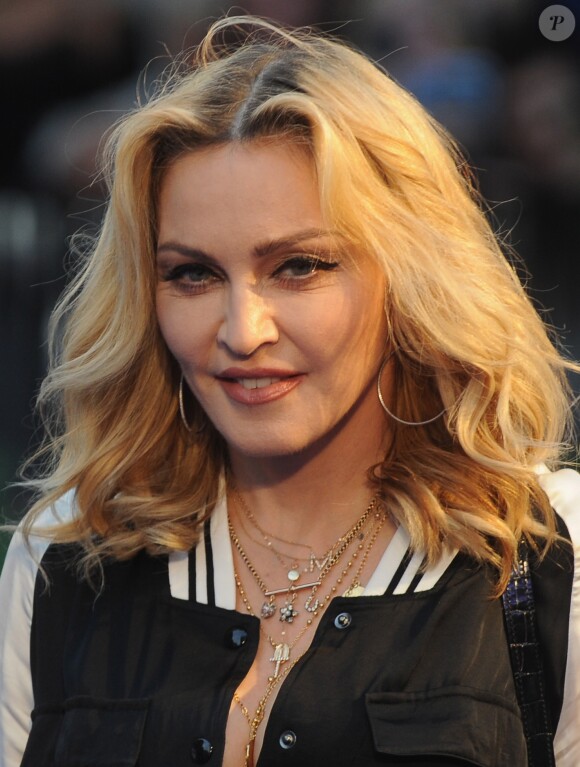 Madonna à la première de "The Beatles: Eight Days A Week - The Touring Years" au cinéma Odeon à Leicester Square à Londres, le 15 septembre 2016.