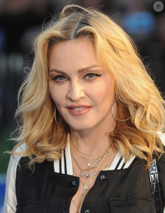 Madonna à la première de "The Beatles: Eight Days A Week - The Touring Years" au cinéma Odeon à Leicester Square à Londres, le 15 septembre 2016.