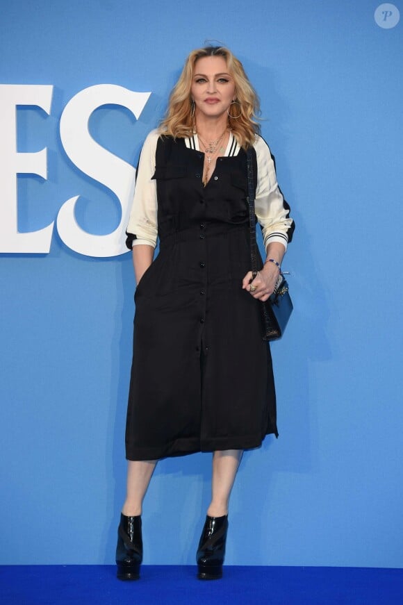 Madonna à la première de "The Beatles: Eight Days A Week - The Touring Years" au cinéma Odeon à Leicester Square à Londres, le 15 septembre 2016.