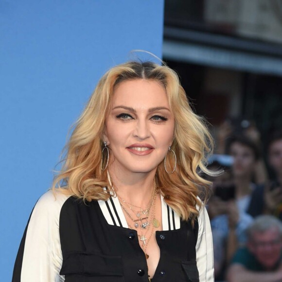 Madonna à la première de "The Beatles: Eight Days A Week - The Touring Years" au cinéma Odeon à Leicester Square à Londres, le 15 septembre 2016.