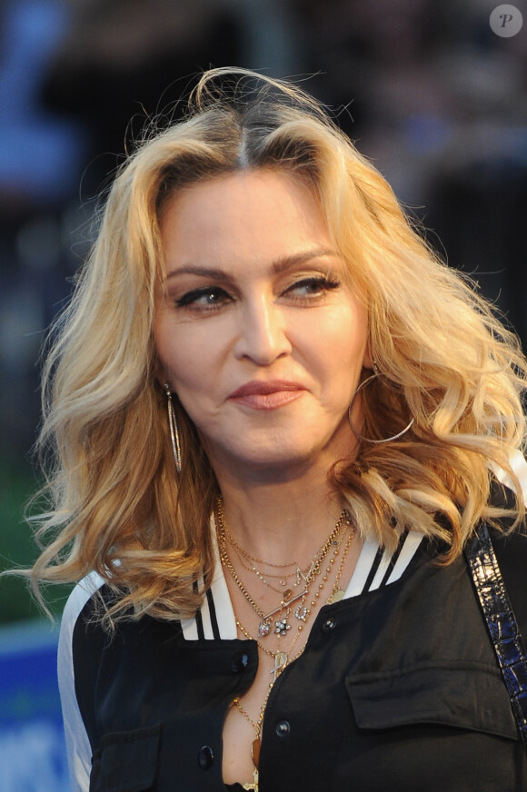 Madonna à la première de "The Beatles: Eight Days A Week - The Touring Years" au cinéma Odeon à Leicester Square à Londres, le 15 septembre 2016.