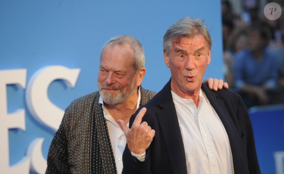 Terry Gillian et Michael Palin à la première de "The Beatles: Eight Days A Week - The Touring Years" au cinéma Odeon à Leicester Square à Londres, le 15 septembre 2016.