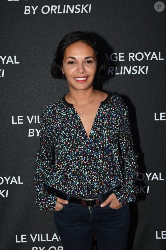 Exclusif - Saïda Jawad à l'Inauguration du Village Royal By Richard Orlinski à Paris le 15 septembre 2016. © Bellak-Moreau/Bestimage