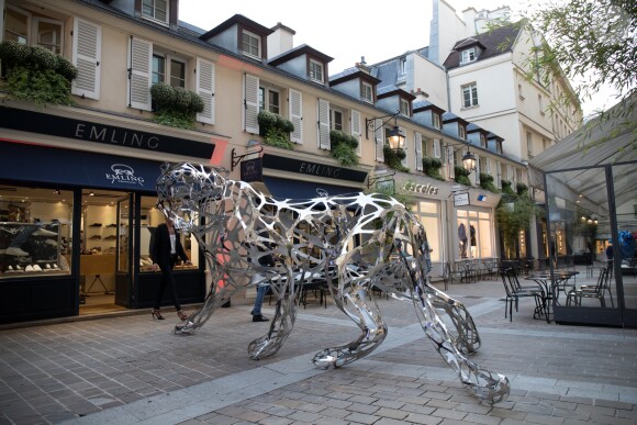 Exclusif - Inauguration du Village Royal By Richard Orlinski à Paris le 15 septembre 2016. © Cyril Moreau/Bestimage