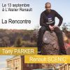 Tony Parker rencontrait le public à l'Atelier Renault sur les Champs-Elysées le 13 septembre 2016