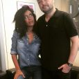 Amel Bent et son manager Benjamin Chulvanij, patron de Dej Jam France, sur Instagram, le 16 septembre 2016.