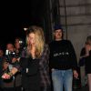Clara Paget, Amber Heard et un ami arrivent à la soirée LOVE Magazine au club Loulou's à Londres, Royaume Uni, le 19 septembre 2016.