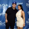 Rob Kardashian et sa fiancée Blac Chyna enceinte au Memorial Day Weekend du Sky Beach Club à Las Vegas, le 28 mai 2016