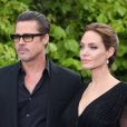 Brad Pitt et Angelina Jolie - Avant-première du film "Maléfique" à Londres le 8 mai 2014