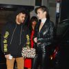 Bella Hadid et son petit ami The Weeknd vont dîner au restaurant Hakkasan à Londres, le 1er juin 2016.