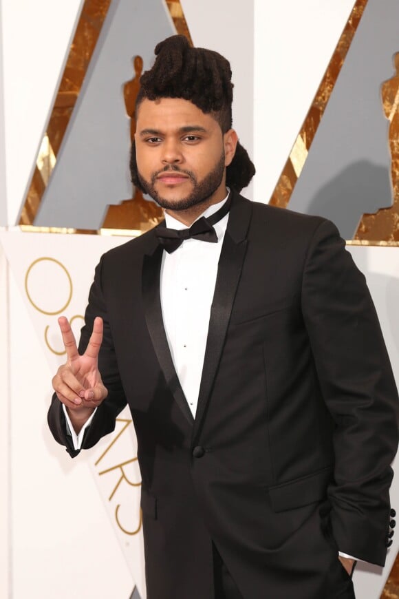 Abel Makkonen Tesfaye (The Weeknd) - Photocall de la 88ème cérémonie des Oscars au Dolby Theatre à Hollywood. Le 28 février 2016
