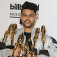 The Weeknd au press room de la soirée Billboard Music Awards à T-Mobile Arena à Las Vegas, le 22 mai 2016