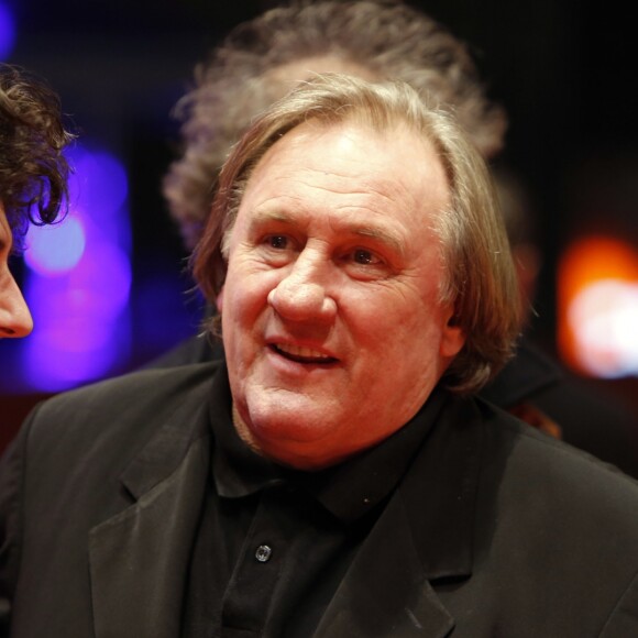 Vincent Lacoste et Gérard Depardieu - Première de "Saint Amour" au 66e Festival International du film de Berlin le 19 février 2016.