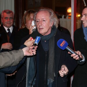 Didier Barbelivien - Nicolas Sarkozy fete son 58eme anniversaire avec ses amis au restaurant Giulio Rebellato a Paris le 28 Janvier 2013.