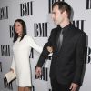 Courteney Cox et son fiancé Johnny McDaid lors des la 64 ème soirée annuelle des BMI Pop Awards au Beverly Wilshire Four Seasons Hotel à Los Angeles, le 10 mai 2016.