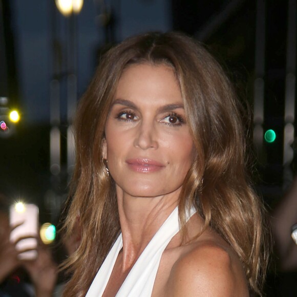 Cindy Crawford au défilé de mode Tom Ford F/W 2016 à New York, le 7 septembre 2016