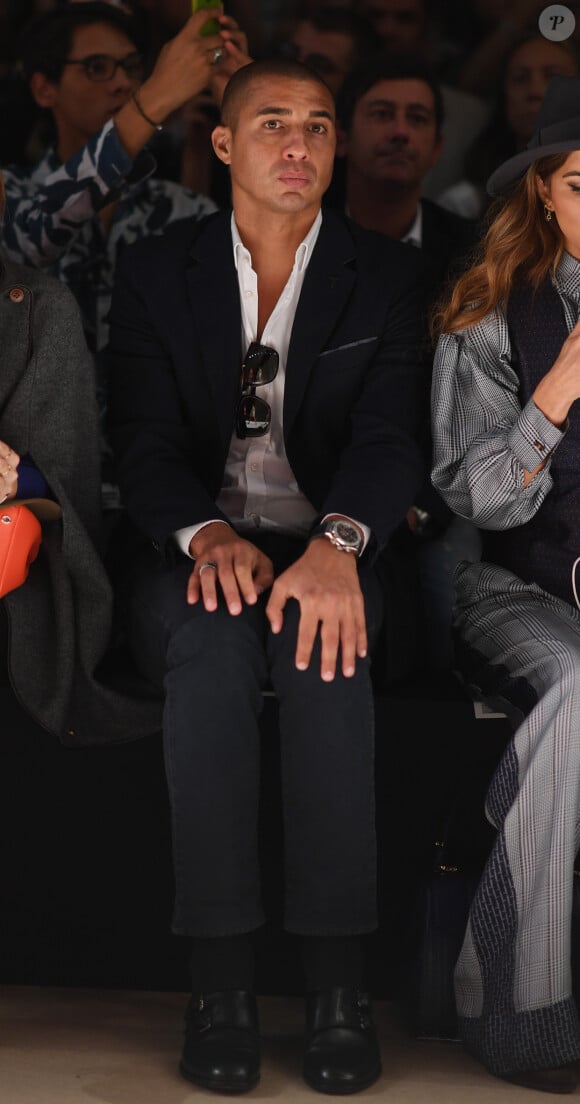 David Trezeguet assiste au défilé de mode Trussardi lors de la Fashion Week à Milan, le 25 septembre 2016.