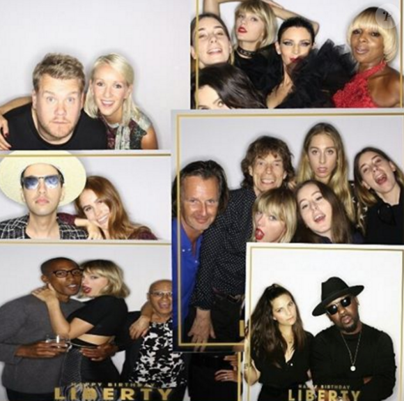 Liberty Ross a fêté ses 37 ans avec son mari Jimmy Iovine et leurs amis Taylor Swift, James Corden, Mary J. Blige, Mick Jagger et bien d'autres. Photo publiée sur Instagram, le 25 septembre 2016