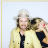 Taylor Swift et son coiffeur Gareth Bromell à l'anniversaire de Liberty Ross. Photo publiée sur Instagram, le 25 septembre 2016