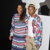 Pharrell Williams et sa femme Helen Lasichanh à la soirée Chanel en l'honneur du nouveau parfum N 5 L' EAU à Sunset Tower à Los Angeles, le 22 septembre 2016