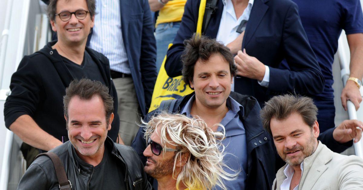 Jean Dujardin, alias Brice de Nice, James Huth, Bruno Salomone et