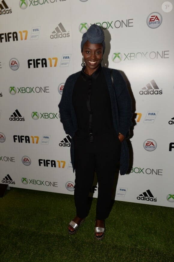Aïssa Maïga à la soirée de lancement du jeu vidéo " FIFA 17" au Cercle Cadet à Paris le 26 septembre 2016 © Rachid Bellak/Bestimage26/09/2016 - Paris