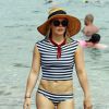 Exclusif - Hilary Duff en maillot de bain sur une plage à Hawaii, le 4 aout 201