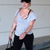 Hilary Duff fait un stop à l'institut de beauté Portofino à Beverly Hills le 29 juillet 2016.