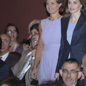 La reine Letizia d'Espagne lors du congrès Save Food 2016 à Madrid le 26 septembre 2016