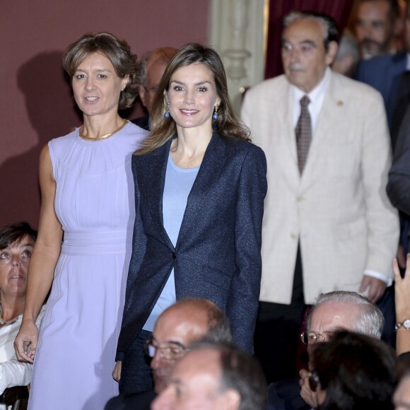 La reine Letizia d'Espagne lors du congrès Save Food 2016 à Madrid le 26 septembre 2016