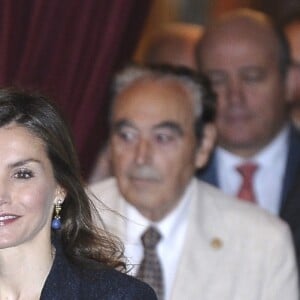 La reine Letizia d'Espagne lors du congrès Save Food 2016 à Madrid le 26 septembre 2016