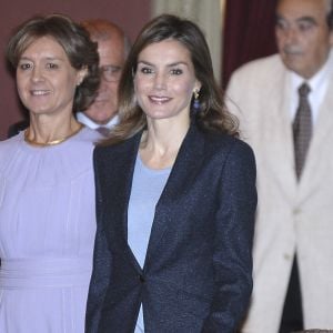 La reine Letizia d'Espagne lors du congrès Save Food 2016 à Madrid le 26 septembre 2016