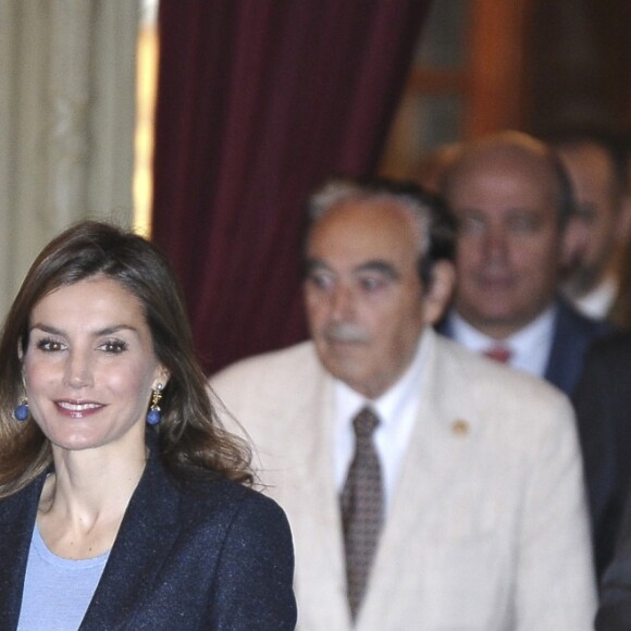 La reine Letizia d'Espagne lors du congrès Save Food 2016 à Madrid le 26 septembre 2016